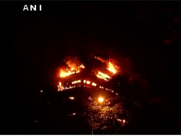 Fire which broke out at Delhi's Natural History Museum