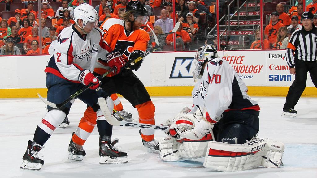 National Hockey League roundup: Caps go up 3-0 on Flyers