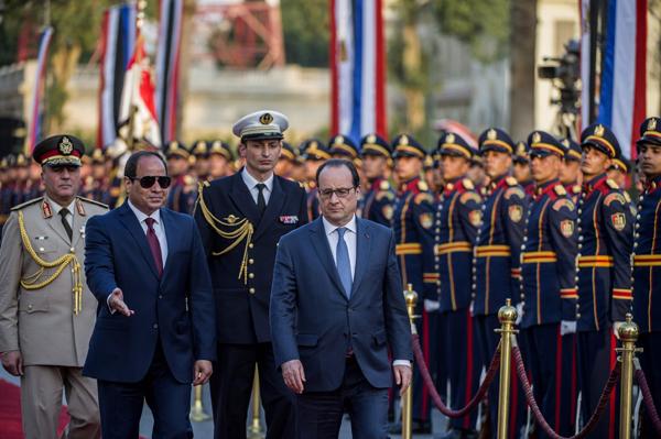 French president visits Egypt to boost cooperation