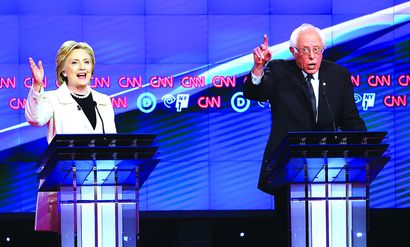 Clinton takes on Sanders in brawl over New York