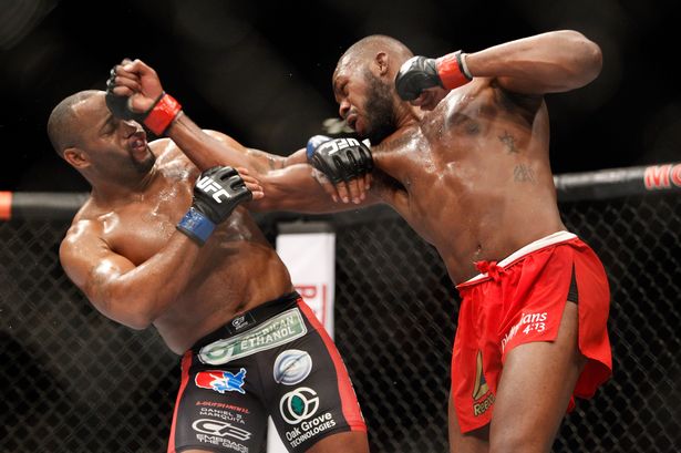 Getty

Jon Jones punches Daniel Comier during the UFC 182 main event at the MGM Grand