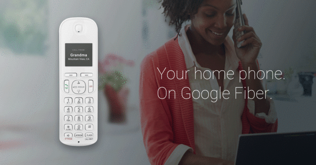 Google Fiber Phone. Phone handset not included