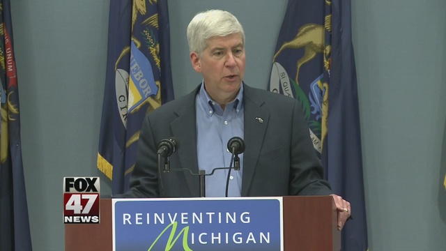 Governor Rick Snyder didn't say much about the charges on Wednesday except to call them'troubling.                       WSYM