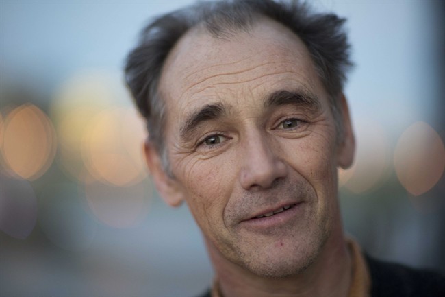 British actor Mark Rylance who was the first Artistic Director of Shakespeare's Globe theatre poses for a portrait at Shakespeare's Globe theatre in London. Academy Award-winner Mark Rylance is a best-act