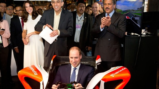 Prince William Formula E car