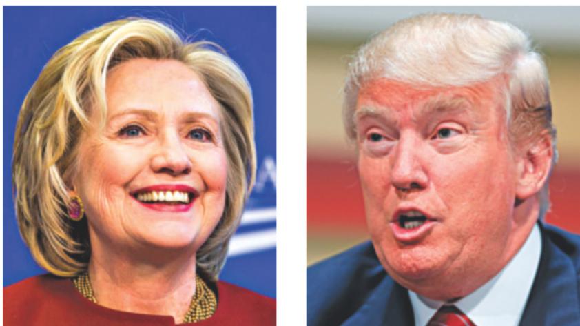 Clinton, Trump pull away from rivals