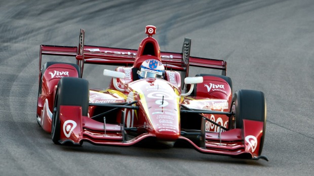 Scott Dixon's hopes of another Indy Car win received a blow in Alabama