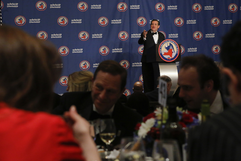 A Room Full of New York Republicans Straight Up Ignored Ted Cruz's Speech Last Night