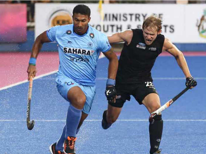 India’s hockey team lost 1-2 to New Zealand to slide to the third spot in the Sultan Azlan Shah Cup here on Wednesday