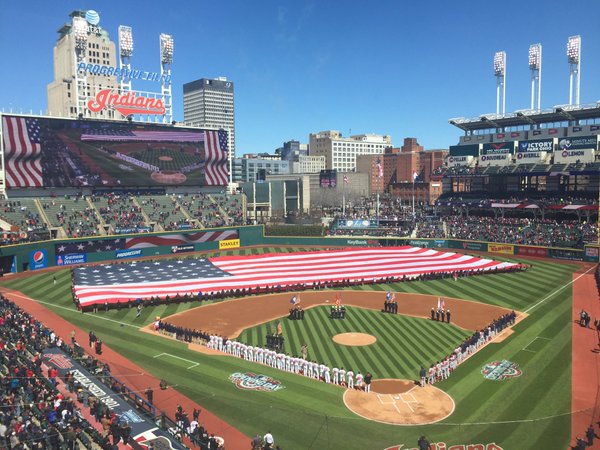 Indians 2016 home opener