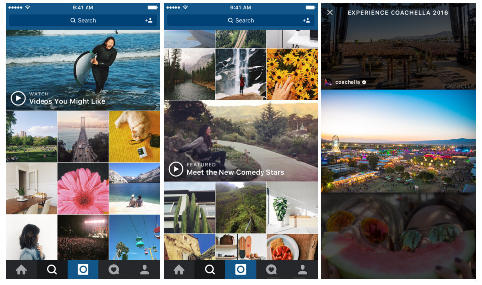 Instagram's 'Explore' Feature Updated With New Video Channels