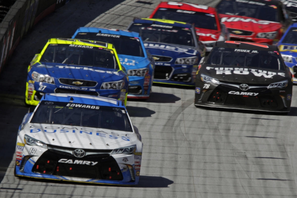 Carl Edwards captures pole at Bristol, for a good cause.