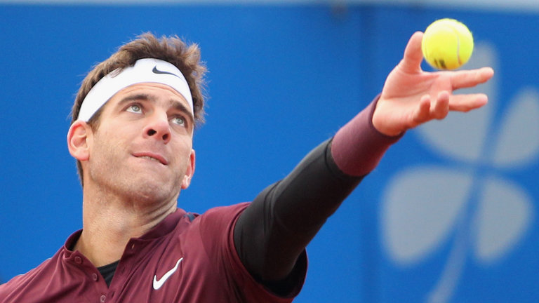 Juan Martin del Potro reached his second ATP World Tour quarter-final of the season