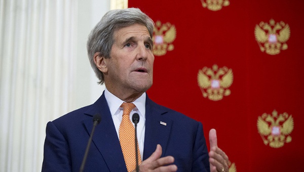 Kerry spoke today about the annual human rights report