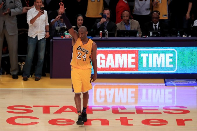 Kobe Bryant scored 60 points for the Los Angeles Lakers in his final game after 20 seasons in the league