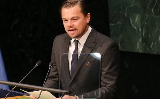 Leonardo DiCaprio UN climate change agreement