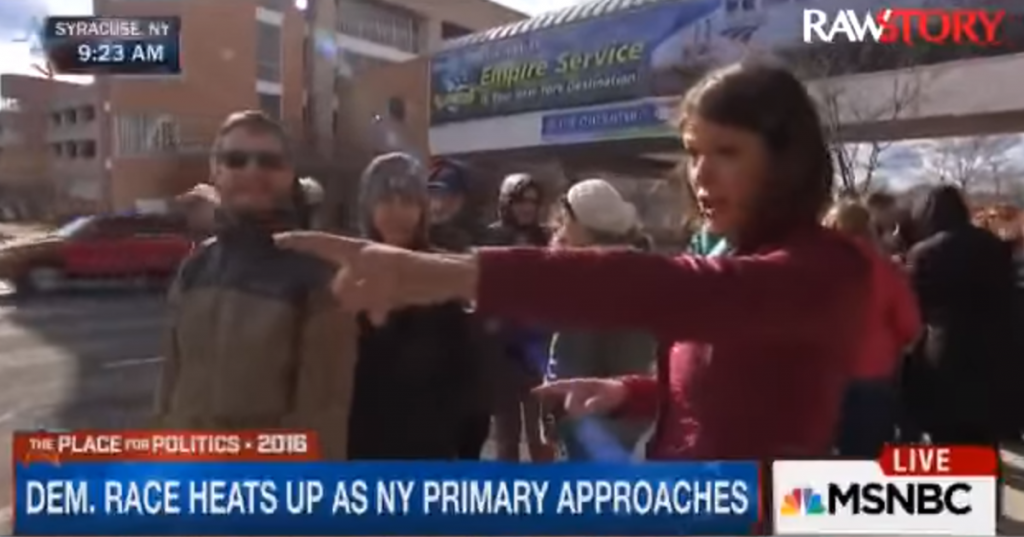 MSNBC Reporter Says Most NY Sanders Supporters Aren’t Democrats Waiting Fans Prove Otherwise