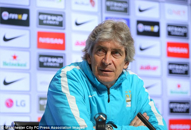 Football Soccer- Manchester City Press Conference- Parc des Princes Paris France- 5/4/16 Manchester City manager Manuel Pellegrini during press conference Action Images via Reuters  John Sibley Livepic