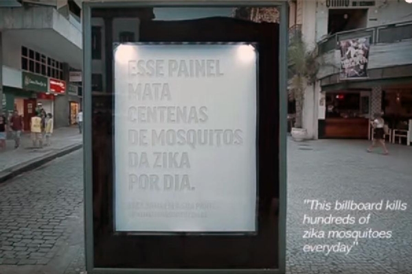 Mosquito killer billboards