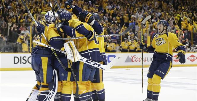 Predators force franchise's 1st Game 7 beat Ducks 3-1