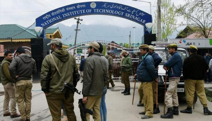 NIT Srinagar unrest Non-local students stay away from exams