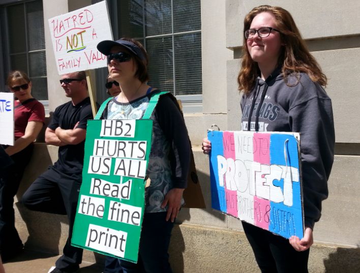 NC GENERAL ASSEMBLY GOES BACK TO WORK; HB 2 RALLIES AND PROTESTS START THE SESSION