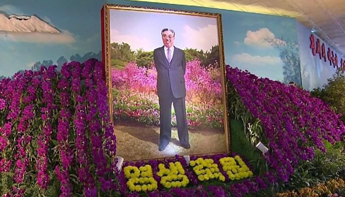 North Koreans celebrate the Day of the Sun to pay tribute to their founding president