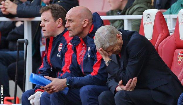 Of Palace's equaliser Wenger said'It did not look unstoppable