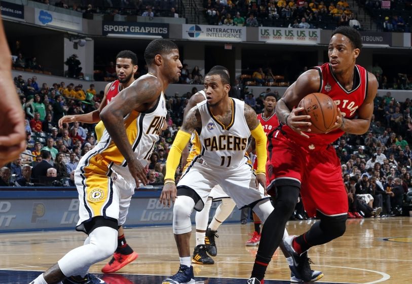 Paul George unleashes 33 points to defeat higher seeded Toronto in the playoff opener