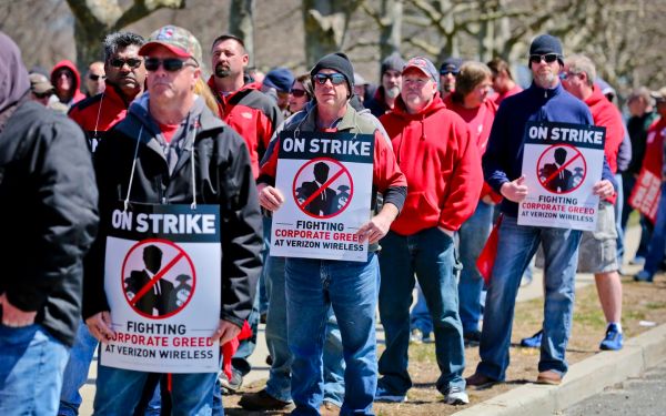 More than 200 members of the CWA gather