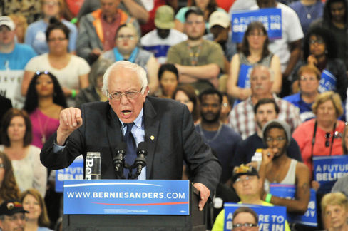 Bernie Sanders Holds Election Night Rally In West Virginia