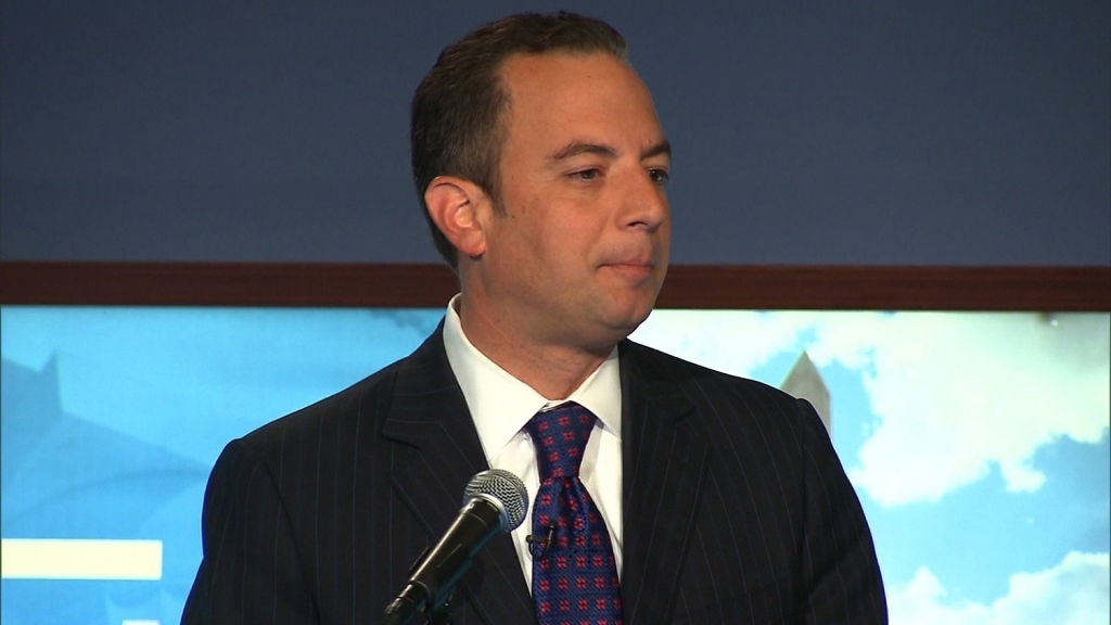 RNC Chair Reince Priebus speaks at George Washington University