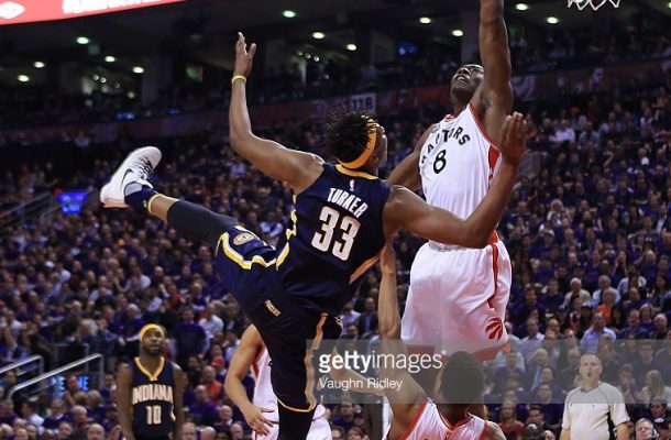 Pacers v. Raptors? More like George v. Valanciunas