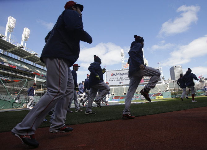 Red Sox score four times off Corey Kluber