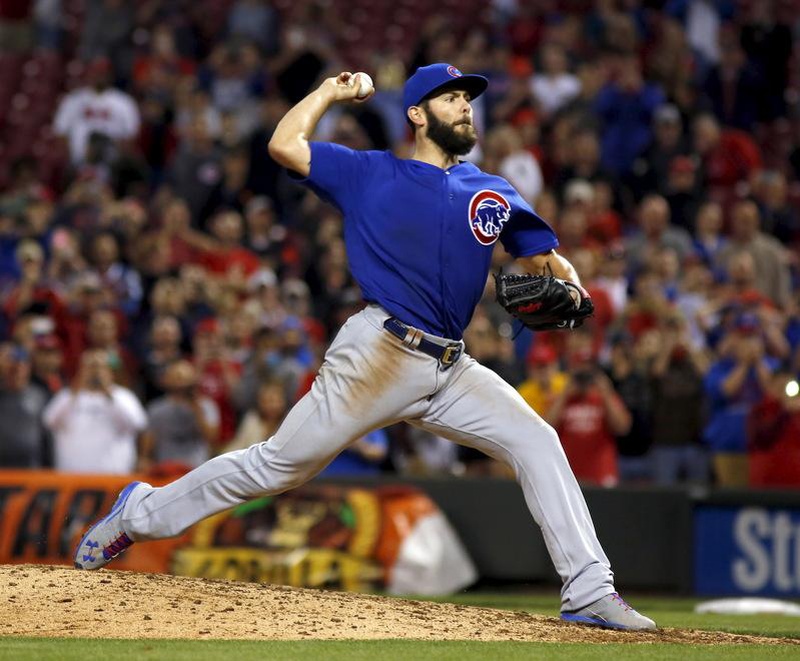 Apr 21 2016 Cincinnati OH USA Chicago Cubs starting pitcher Jake Arrieta throws the last pitch of a no-hitter during the bottom of the ninth inning against the Cincinnati Reds at Great American Ball Park. The Cubs won 16-0. David Kohl-USA TODAY Sport