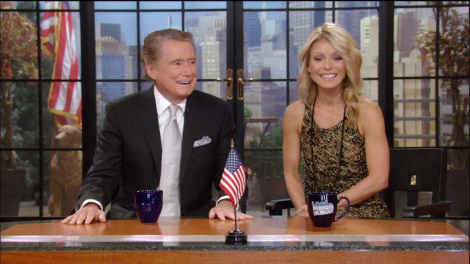 Regis Philbin and Kelly Ripa