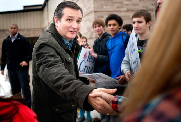 Republican US Presidential hopeful Ted Cruz