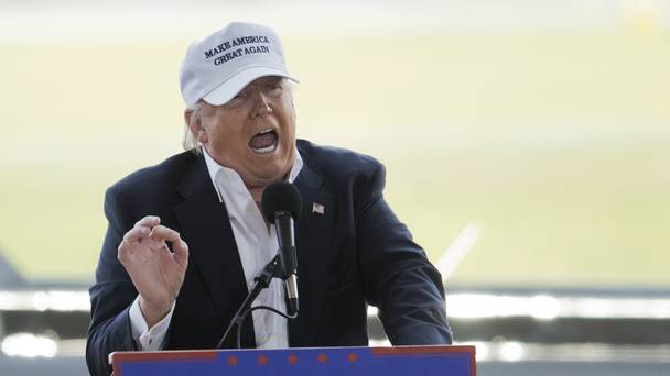 Republican presidential hopeful Donald Trump is as bullish as ever