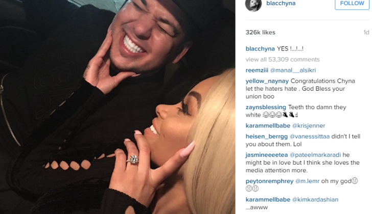 Rob Kardashian Blac Chyna Engaged Kardashians Planning Wedding Soon