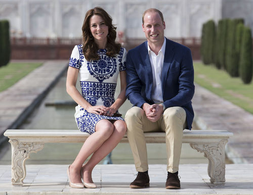 Kate Middleton Opts For Naeem Khan Dress For Taj Mahal Visit