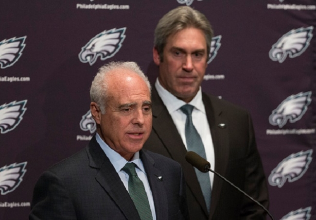 Jeffrey Lurie and Doug Pederson