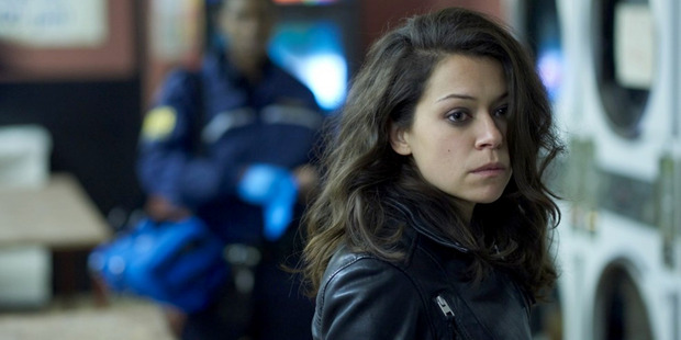 Sarah Manning played by Tatiana Maslany is probably up to no good on Orphan Black