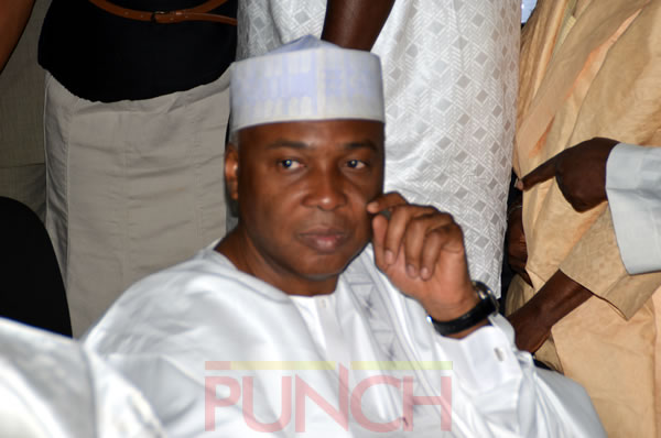 Senate President Dr. Bukola Saraki at Code of Conduct Tribunal