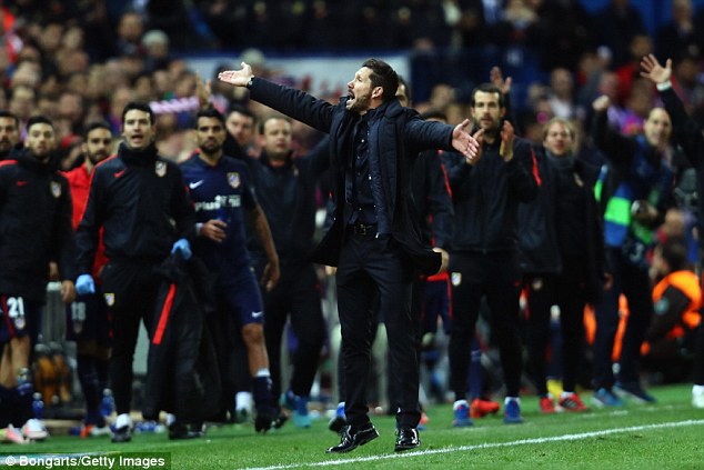 Simeone ended Barca's defence of their European crown and has his sights set on doing the same in La Liga