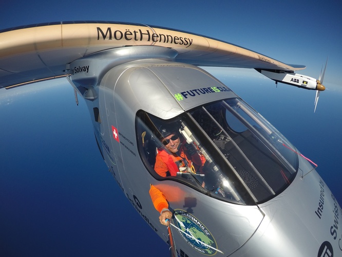 Solar-powered plane completes journey across Pacific Ocean