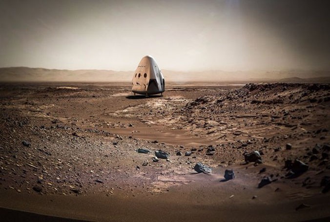 SpaceX plans to send its Dragon spacecraft to Mars as early as 2018 the company announced Wednesday afternoon