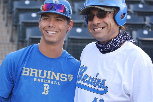 Brett Urabe and a veteran