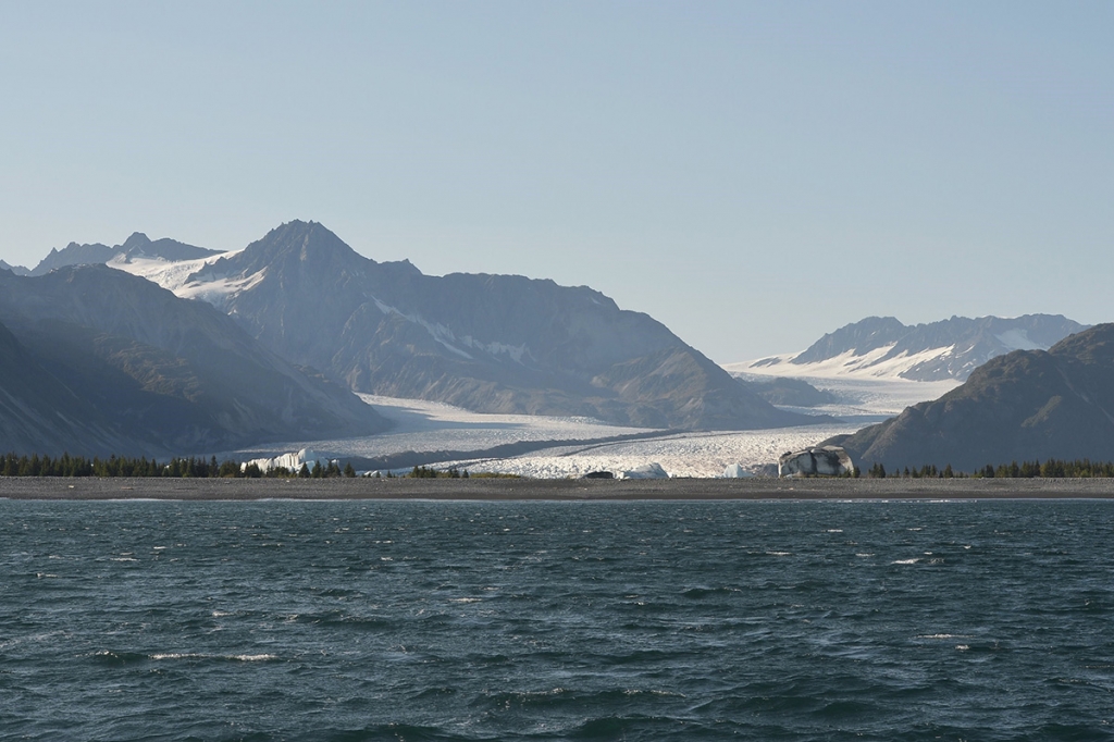 Seward Alaska. Bear Glacier is the largest glacier in Kenai Fjords National Park