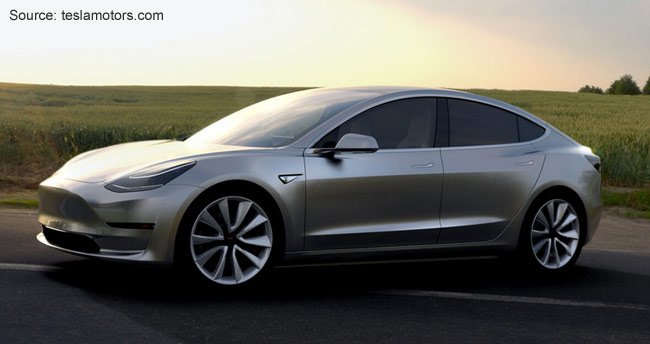 Tesla Model 3 unveiled in California