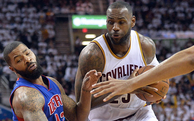 The Pistons aren't backing down to Le Bron James